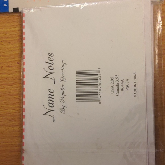 4/10$ Chelsea 5 Name Notes Greeting Cards Cards With The Envelopes New - Picture 2 of 2